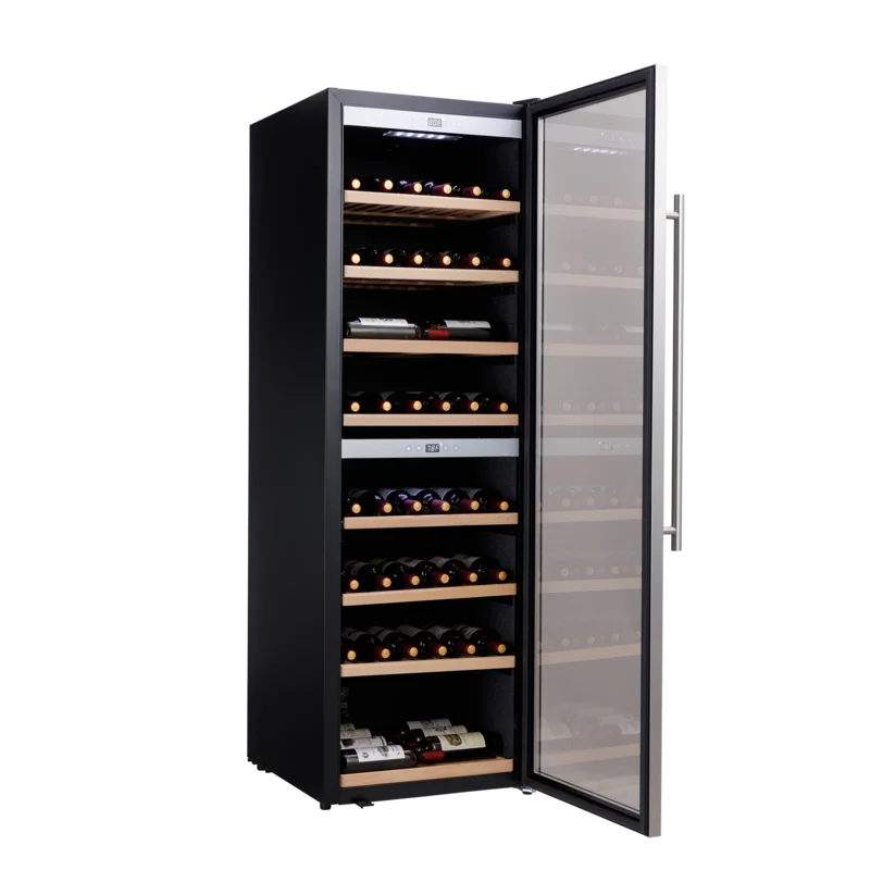 23" Width 170 Bottles Capacity Wine Cooler Dual Zone 18 Cu.ft. / 520 L