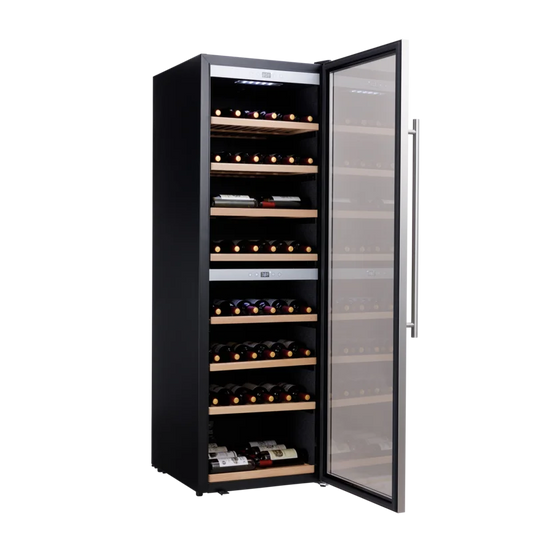 23" Width 170 Bottles Capacity Wine Cooler Dual Zone 18 Cu.ft. / 520 L